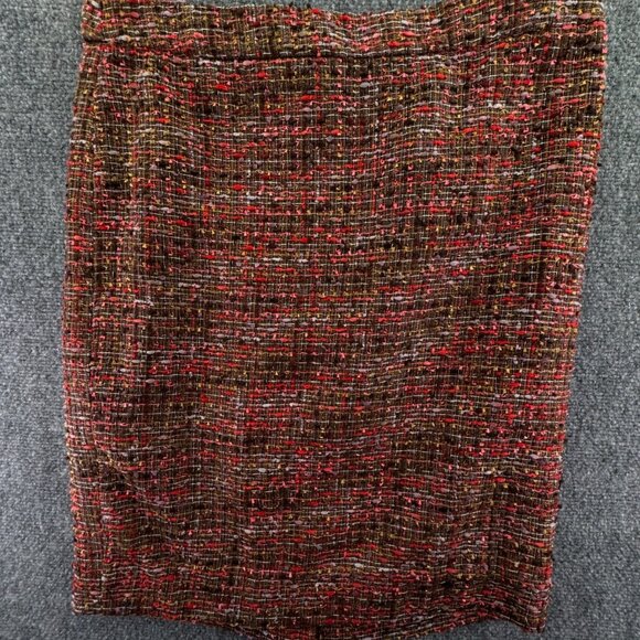 NWT J. Crew Women Pencil Skirt Size 6 Colorful $90 Zip Adult 3D Textured - Picture 1 of 14